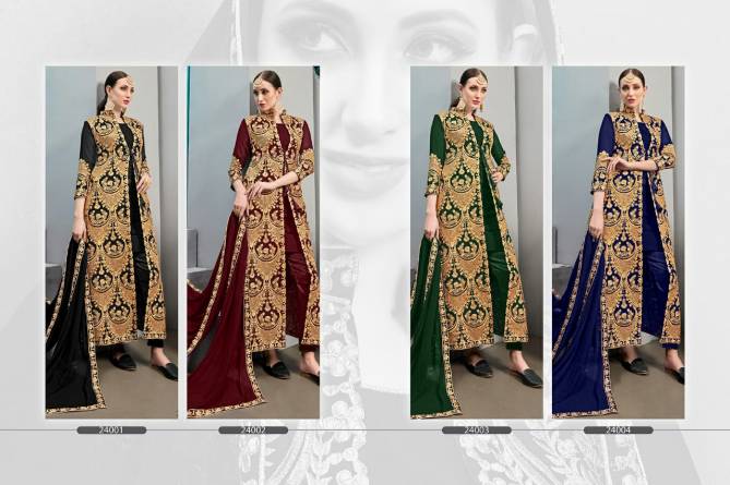 Senhora Shabnam 24 Festive Wear Georgette Embroidery Salwar Kameez Collection